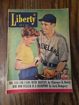Liberty Magazine August 9 1941 Jack Dempsey - Image 1 of 3