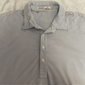 Criquet Performance Sport Range Polo Blue/White Striped Size XL Golf Shirt - Picture 1 of 7