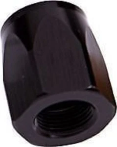 Aeroflow AF298-08DBLK Hose End Socket Alloy -8AN Black Suit Braided Hose - Picture 1 of 4