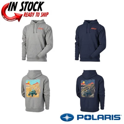 NEW! POLARIS MEN'S DUNER HOODIE ATV OFFROAD - PICK SIZE & COLOR - Image 1 of 4
