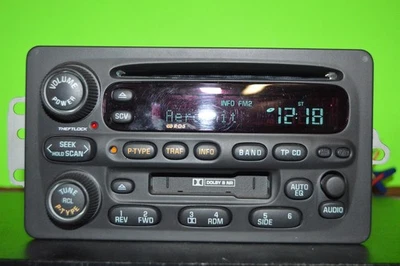 01 02 03 04 Oldsmobile Alero Intrigue Reproductor de CD Cassette Radio Delco 10318441 Foto 1 de 4