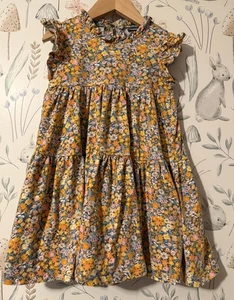 Niñas 3-4 años - Próximo vestido floral manga corta - Imagen 1 de 3