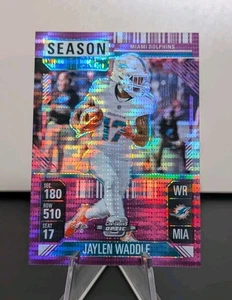Biglietto Stagione Jaylen Waddle 2024 Contenders Optic Pulsar Viola /37 - Miami - Foto 1 di 2