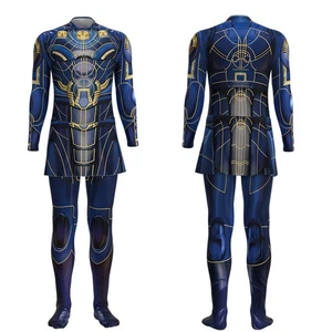 Cosplay Eternals Ikaris Sersi Adult Kids Jumpsuit Halloween Bodysuit Suits Cape - Picture 1 of 14