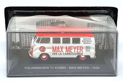Altaya escala 1/43 17825B - Volkswagen T1 1959 Kombi Max Meyer - blanco/rojo Foto 1 de 4
