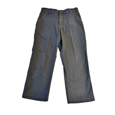 Duluth Trading Co Flex Fire Hose Pants Mens 32x27 Charcoal Work Utility Cargo JS - Image 1 of 4