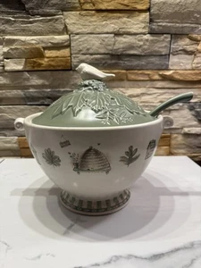 Pfaltzgraff Portfolio NATUREWOOD Stoneware Soup Tureen, Lid and Ladle - Picture 1 of 16