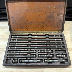 LUFKIN ENDMESSSTÄBE & MIKROMETER FÜR VORRICHTUNGSBOHRMASCHINE BOX KONVOLUT - Bild 1 von 9