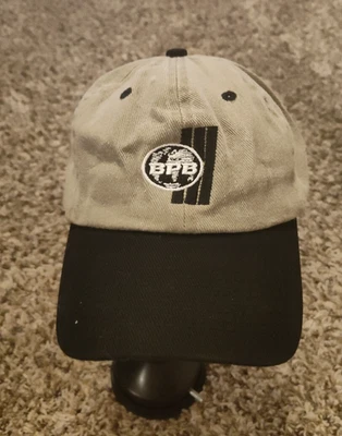 BPB III Hat Adult Mens Gray Strap Back Cap Adjustable Hook Loop - Image 1 of 4