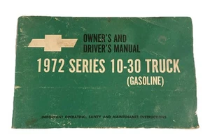 1972 CHEVROLET TRUCK OWNER'S MANUAL / ORIG PICKUP SUBURBAN BLAZER PANEL 3RD EDIT - Picture 1 of 5