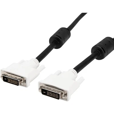 Rocstor Premium 10ft DVI-D Dual Link Cable - M/M - 10ft - Black - Video Monitor - Image 1 of 4