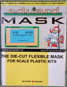 Eduard 1/32 Su-25 Frogfoot A Canopy Mask (For Trumpeter Kit) - Picture 1 of 1