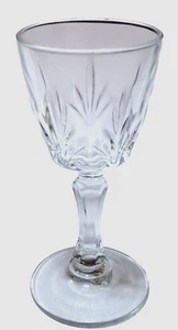 Vintage Stiel Cordial Glas Stern geätzt 1 Oz. - Bild 1 von 3