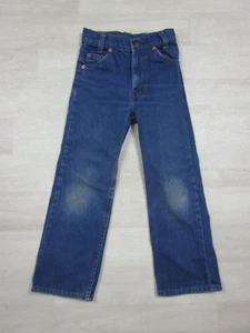 Vintage 1970's Kids Levi’s Jeans (7) Dark Wash (20 in Waist) SF 207 216 5014 - Picture 1 of 10