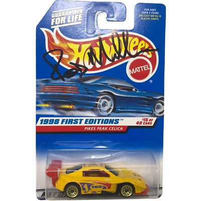 VTG NIP Hot Wheels Signed Rod Millen #652 First Editions Pikes Peak Celica  - Image 1 of 4