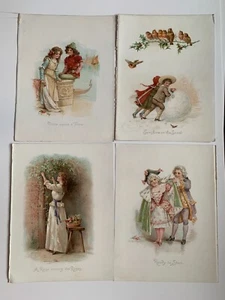Frances Brundage, color plates from Raphael Tuck children's book, circa 1900 - Picture 1 of 6