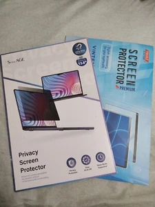 Zwei (2) MacBook Air 13,6" M2/M3 Displayschutzfolie Entspiegelt 1 Klar 1 Dunkel  - Bild 1 von 3