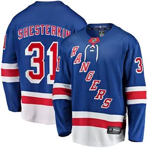 Men's Fanatics Igor Shesterkin Blue New York Rangers Home Breakaway Player - Picture 1 of 3