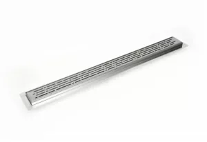 Desagües de ducha lineales de salida lateral, diseño de carril roto, desagües serenos - Imagen 1 de 14