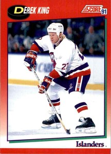 1991-92 Score Canadian Derek King #167