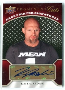 UD Prominent Cuts 2009 Keith Jardine autógrafo automático UFC MMA Cage Fighter - Imagen 1 de 1