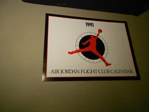 1991 Michael Jordan Air Jordan Flight Club Wall Calendar  - Picture 1 of 2