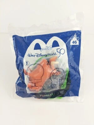 Pumbaa #46 Disney World 50th Anniversary McDonald’s 2021 Happy Meal Toy - Image 1 of 3