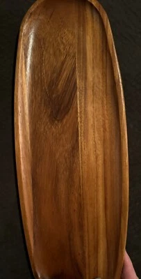 BF Açai Wood Serving Plate Oblong Shape Fruit Tray Charcuterie Board - Image 1 of 4