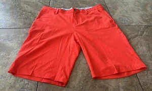 ADIDAS Ultimate365 Stretch Performance Red Golf Shorts Sz 36 - Picture 1 of 6