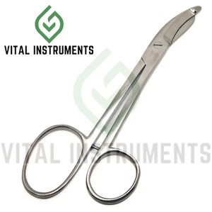 5 Bruns Plaster Shears Scissors 9" Heavy Duty Serrated Stainless CE Instruments - Picture 1 of 1