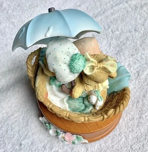 Cherished Teddie ~ BETH & BLOSSOM - EXTREM SELTENES MUSICAL 1991 950645 NEUWERTIG IN OVP RET NRFB - Bild 1 von 8