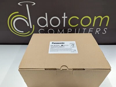 Panasonic KX-NT553 Phone Black Backlit 3-line display IP Ethernet Curly NEW - Image 1 of 3