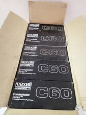 LOT OF 100 Brand New Maxell C60 PRO INDUSTRIAL Communicator Series Cassette Tape