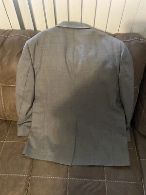 Chaqueta de traje de lacrosse gris para hombre talla 46 R (HHH1) Foto 1 de 4