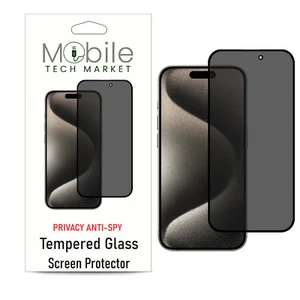 For iPhone 16/Plus/Pro/Max - Privacy Anti-Spy Glass Screen Protector Cover - Photo 1 sur 30