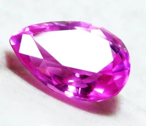 Certified Natural 5.25 Cts Pink Sapphire Pear Cut Loose Gemstone R00131 - Picture 1 of 4
