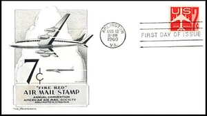 C60 7 ct Jet Silhouette FDC. Day Lowry Cachet, Unaddressed with OF - Picture 1 of 3