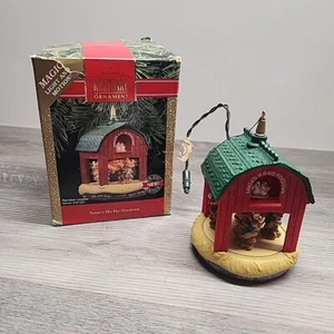 1990 PUNZE SANTAS HO HO HOEDOWN ANDENKEN ORNAMENT *nicht getestet* - Bild 1 von 11