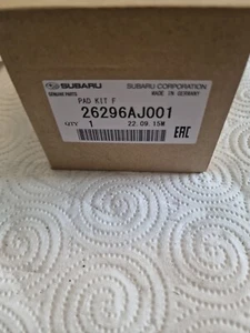 GENUINE SUBARU FORESTER LEGACY OUTBACK FRONT BRAKE PAD AND KIT - Picture 1 of 4