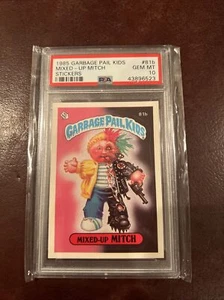 Garbage Pail Kids 1985 segunda serie #81b mitch mixto mate OS2 PSA 10 GEMA COMO NUEVO - Imagen 1 de 2