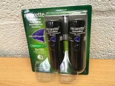 NICORETTE QUICKMIST 1mg MOUTH SPRAY FRESH MINT 2 X 150 NEW