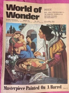 Vintage World Of Wonder Magazine 214 27 April 1974 - Picture 1 of 3