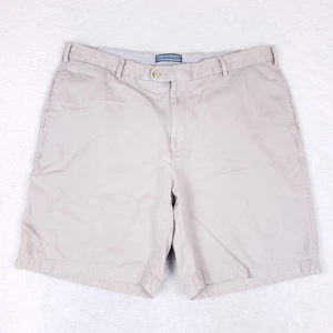 Peter Millar Men’s Chino Shorts Size 40 Khaki Flat Front Pima Cotton Golf Preppy - Picture 1 of 10