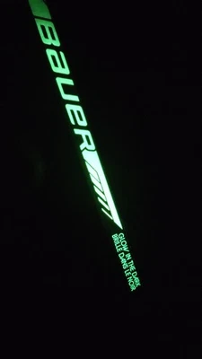 2025 Bauer Mystery Mini Hockeyschläger Neu RIGHTY GLOW IN THE DARK - Bild 1 von 4