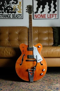 Vintage 1978 Gretsch G7660 Chet Atkins Nashville Orange Stain Finish Hollowbody - Bild 1 von 8