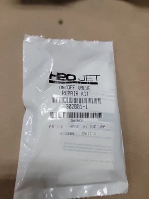 Kit de reparación de válvula de encendido/apagado H2O JET 302001-1 corte por chorro de agua HECHO EN EE. UU. Foto 1 de 3