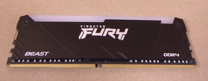 KINGSTON FURY Beast 8GB 1G x 64-Bit DDR4-2666 CL16 288-Pin Memory KF426C16BB2A/8 - Picture 1 of 3
