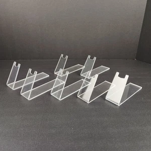 Klar Acryl Pistolen Halter Plexiglas Spielzeug Modell Pistole Display Ständer Set 7 - Bild 1 von 8