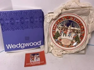 Wedgewood A Child’s Christmas 1979 Fine Bone China Plate Boxed - Picture 1 of 3