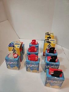 All 12 DC Imaginext Slammers Figures Batman Codes Black ABCDEF Red/White ABC New - Picture 1 of 6